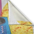 thumbnail image 3 of Ambesonne Retro Kitchen Curtains, Boom Box Pop Art Dance, 55"x39", Multicolor, 3 of 3