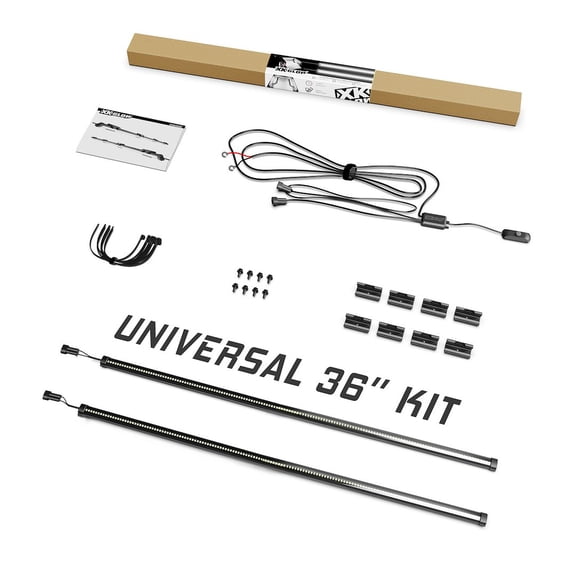 XK Glow XK041030-36 Cargo Area Light Strip 36 Inch Length Hard Wired Clear