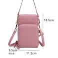 thumbnail image 2 of Bolso bandolera pequeño con cremallera para teléfono móvil, minibolso de hombro, billetera para teléfono inteligente con tarjeta de crédito Solts, 2 of 5