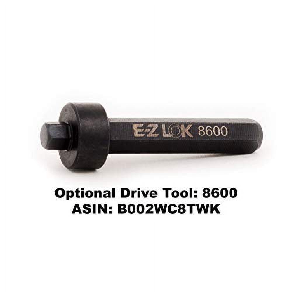 Hex Drive Threaded Insert, #10-32 Int Thrd Sz, 33/64 in L, 7/16 in Dia., Zinc Alloy, Plain, 50 PK