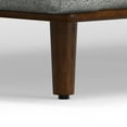 thumbnail image 6 of Morrison 72 inch Wide Mid-Century Modern Loveseat Sofa in Mist Grey Woven-Blend Fabric, 6 of 10