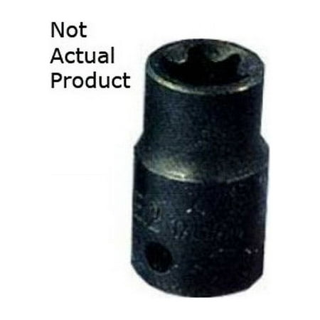 

4PK K Tool 22874 Socket 1/4 Drive E4 External Torx