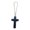 Black, variant on Fanoery Stylish Clay Crucifix Pendant With Crystal Accent For Car Rearview Mirror Decoration Car Interior Hanging Accessories