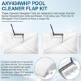 thumbnail image 2 of AXV434WHP Pool Cleaner Flap Kit for Hayward Navigator Navigator Plus, 2 of 5