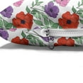 thumbnail image 4 of Flowers Pet Bed, Floral Theme Natural Motifs Along Botanical Pink and Purple Anemones Pattern, Chew Resistant Pad for Dogs and Cats Cushion with Removable Cover, 24" x 39", Multicolor, by Ambesonne, 4 of 4