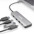 thumbnail image 1 of Adaptador Multipuerto USB C Plugable 100W Carga de Paso HDMI 4K 60Hz para Windows, Mac, iPad Pro y C, 1 of 7