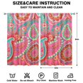 thumbnail image 2 of Paisley Design Curtains-blackout Curtains Bedroom Decor Living Room Darkening Grommet Window Drapes 2 Panels Set 52"x 84", 2 of 2