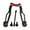 Black, variant on Aluminum Hollow Out Bikes V Brakes Set 24/26Inch Enhanced Braking Long Arm Quick Installation