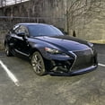 thumbnail image 2 of Spec-D Tuning Matte Black Front Bumper Lip Spoiler Splitter 3PC Compatible with 2014-2016 Lexus IS250 F-Sport, 2 of 7