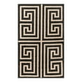 thumbnail image 3 of Unique Loom Athens Collection Area Rug - Greek Key (3' 3" x 5' 3" Rectangle Black/Beige), 3 of 7