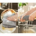 thumbnail image 1 of Paño de limpieza de microfibra, toalla de limpieza, paño de cocina portátil fácil de limpiar, trapo de limpieza absorbente para mostradores, platos de 20 piezas Macarena Paños de limpieza, 1 of 8