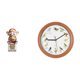 thumbnail image 1 of Reloj decorativo con forma de pájaro de y cantante, ideal para colgar en la pared de la cocina o el hogar en año Nuevo., 1 of 8