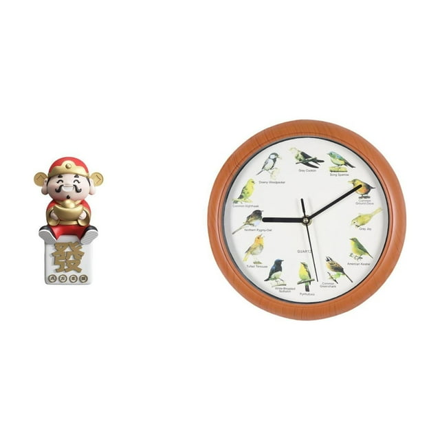 Reloj Decorativo Con Forma De Pájaro De La Fortuna Y Cantante, Ideal Para Colgar En La Pared De La Cocina O El Hogar En Año Nuevo.