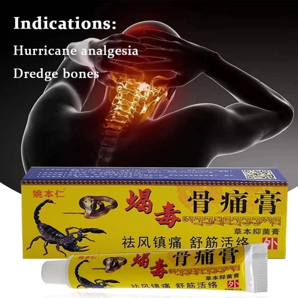 Scorpion Ointment For Relieve Muscle Pain Powerful Rheumatism Arthritis