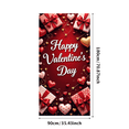 thumbnail image 1 of Valentines Day Backdrop Romantic Hearts Festive Banner for Wedding Event Party Celebration Photography Props Background Decor, 1 of 4