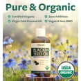 thumbnail image 2 of Black Cumin Seed Oil Healths Harmony Organic 240mL Cold-Pressed, 2 of 9