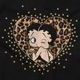 thumbnail image 2 of Betty Boop Cheetah Print Heart Women's T Shirt Ladies Tee Brisco Brands S, 2 of 5