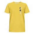 thumbnail image 3 of Tops para hombre, blusas y camisas de cuello redondo y manga corta para hombre, blusas casuales de cuello redondo con estampado de moda para hombre, blusas de cuello redondo y manga corta, camisas par, 3 of 5