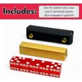 thumbnail image 3 of Grade AAA 19Mm Casino Dice with Razor Edges and Matching Serial Numbers Set of 5, 3 of 5