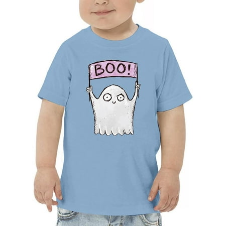 

Funny Ghost W Banner. Boo! T-Shirt Toddler -Image by Shutterstock 5 Toddler
