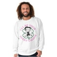 thumbnail image 5 of Betty Boop Saint Paddys Lucky Charm Women Crewneck Sweatshirt Brisco Brands X, 5 of 6