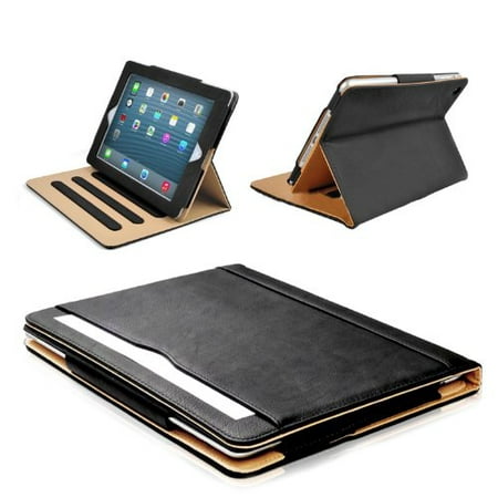 S-Tech Apple iPad Pro 12.9 2018 3rd Generation Case Soft Leather Wallet Magnetic Smart Cover with Sleep/Wake Feature Flip Folio (iPad Pro 12.9 Model 2018 2019 Models ONLY) (Best Case Ipad Pro 12.9 2019)