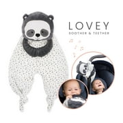 Lulyboo Lovey & Soother Music, Vibration and White Noise with Teethers, Baby Soothing Sleep Sound Machine - Panda