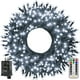 thumbnail image 1 of Luces navideñas Ollny, 400 LED, 40 m, con temporizador, 8 modos, color blanco frío, 1 of 9