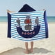 thumbnail image 2 of Toalla De Baño Con Capucha Para Niños Poncho De Surf Para Bebés Bata Suave Y Envolvente Para Niños Pequeños Para Ducha/Playa/Piscina 50 X 30 Toalla Grande Envolvente, 2 of 4