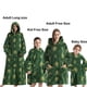 thumbnail image 1 of Manta de franela con mangas Sudadera de invierno Jersey polar Tiburón gigante Manta usable Sudadera con capucha para adultos Niños Bebés, 1 of 6