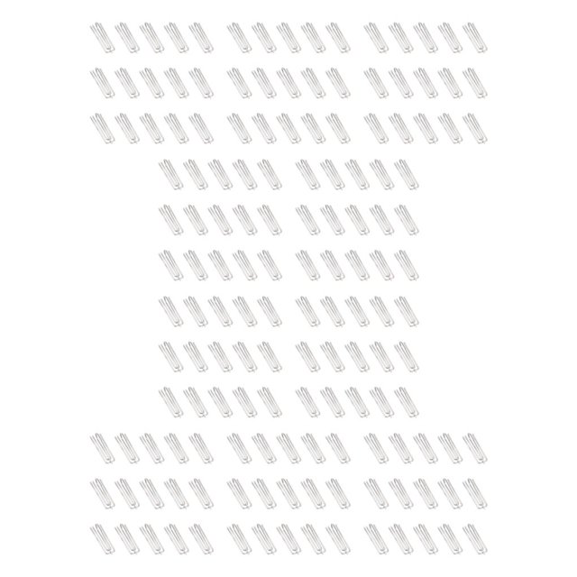 Kearding 15X gancho de cortina Clip de punta plisado cinta de cabecera PinchStainless acero de larga duración accesorios para el hogar Como se muestra 10piezas