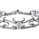 thumbnail image 5 of Collar de entrenamiento para perros de acero cromado para mascotas, collar sin tirones para perros, collar de entrenamiento antitirones, 3,2 mm x 58,4 cm, mediano, 5 of 7