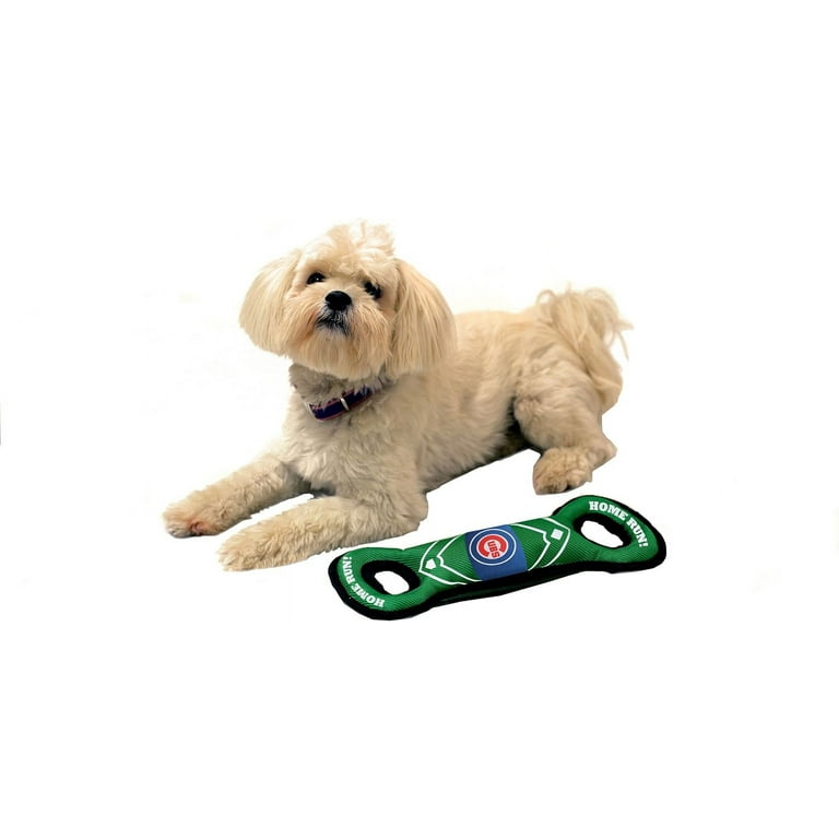 Pets First MLB Chicago Cubs Field Tug Toy for Dogs Cats