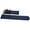 Navy Blue, variant on Da Luca Two Piece Ballistic Nylon Watch Strap - Navy (PVD Buckle) : 18mm