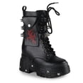 thumbnail image 1 of Botin con Tachas y bolsa Casaul para Mujer Mx Cv Chem Black, 1 of 4