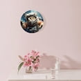 thumbnail image 3 of 14 Inch Wall Clock Battery Operated Silent Clock Decorative for Office, Kitchen, Outdoor, Living Room，Astronaut Cat Space Earth Creative, 3 of 4