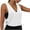 White, variant on Tank Tops For Women V Neck Sleeveless Hollow Out Cropped Shirts Sport Athletic Yoga Running Gym Loose Clothes (XL, Hot Pink)