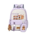 thumbnail image 1 of Capybara Backpack With Cute Kapibara Charm Capybara Kapibara Daypack Travel Kawaii Going Out Bag, 1 of 2