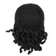 thumbnail image 1 of Gorro de punto con máscara de lana suave, térmico, resistente al viento, divertido, para invierno (negro), 1 of 5