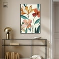 thumbnail image 2 of Art Remedy Pastel Color Florals Canvas, 24" x 36", Black Frame, Poetry of Flowers II, 2 of 7