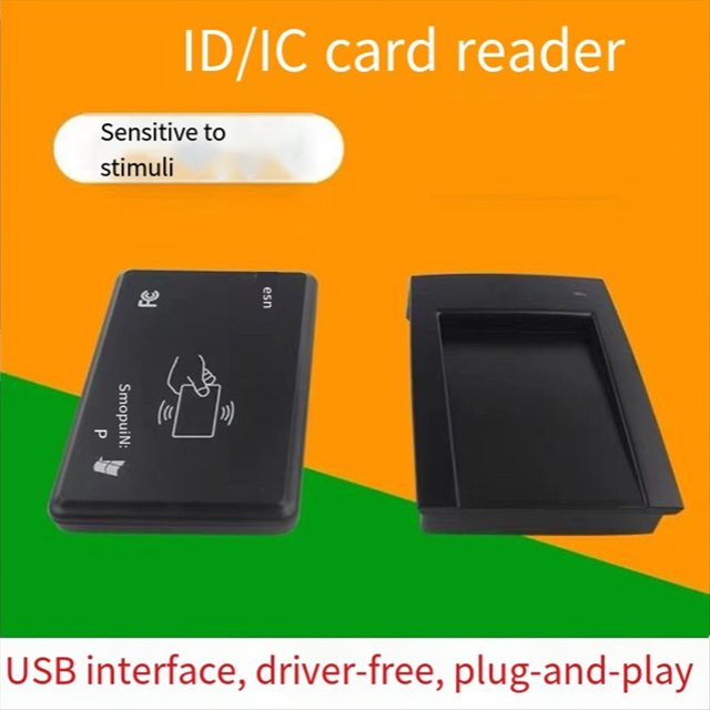13.56Mhz RFID IC+ID Card Reader Adjustable 14443A Proximity Smart IC Card USB Sensor Reader Access Control Card Reader