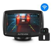 AUTO VOX Digital Wireless Backup Camera Kit CS-2, Stable Signal Rear View Monitor and Reversing Camera for Vans,Trucks,Camping Cars,RVs