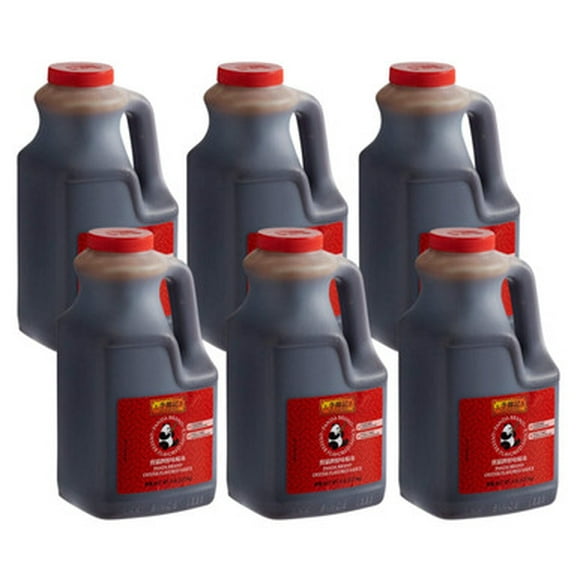 Lee Kum Kee Panda Brand 5 lb. Oyster Flavored Sauce - 6/Case