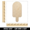 thumbnail image 2 of Ice Cream Bar Frozen Treat Popsicle with Sprinkles Nuts Wood Shape Unfinished Piece Cutout Craft DIY Projects - 6.25 Inch Size - 1/4 Inch Thick, 2 of 7