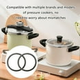 thumbnail image 4 of YIEMEEN 2Pcs Silicone Gasket for Pressure Cookers Offering Superior Sealing Rings, 4 of 5
