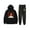 Black, variant on Diljit Dosanjh Cosplay Hoodies Jogger Pants 2 Pieces Sets Unisex Sweatshirt Sweatpant Suit