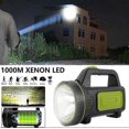 thumbnail image 3 of USB Rechargeable Ultra Powerful Led Flashlight 135000 Lumens 6000mah with Side Light High Power Waterproof Flashlight for Emergency Hiking Camping Hun, 3 of 5
