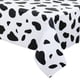 thumbnail image 1 of Mantel desechable rectangular grueso para restaurante occidental, mantel desechable de plástico para fiestas, cuadrícula en blanco y negro de carreras de Fórmula 1, 1 of 5