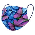 thumbnail image 2 of Disposable Face Masks 3-Ply Individually Wrapped , 50ct - Butterfly, 2 of 11