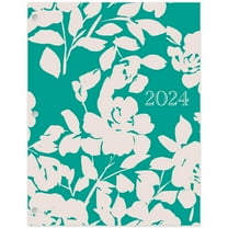 2024 Office Depot� Brand Monthly Planner, 8-1/4" x 10-1/4", Floral, January to December 2024